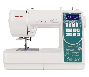 Распродажа - Компьютерная швейная машина Janome Clio 200 Распродажа - Компьютерная швейная машина Janome Clio 200